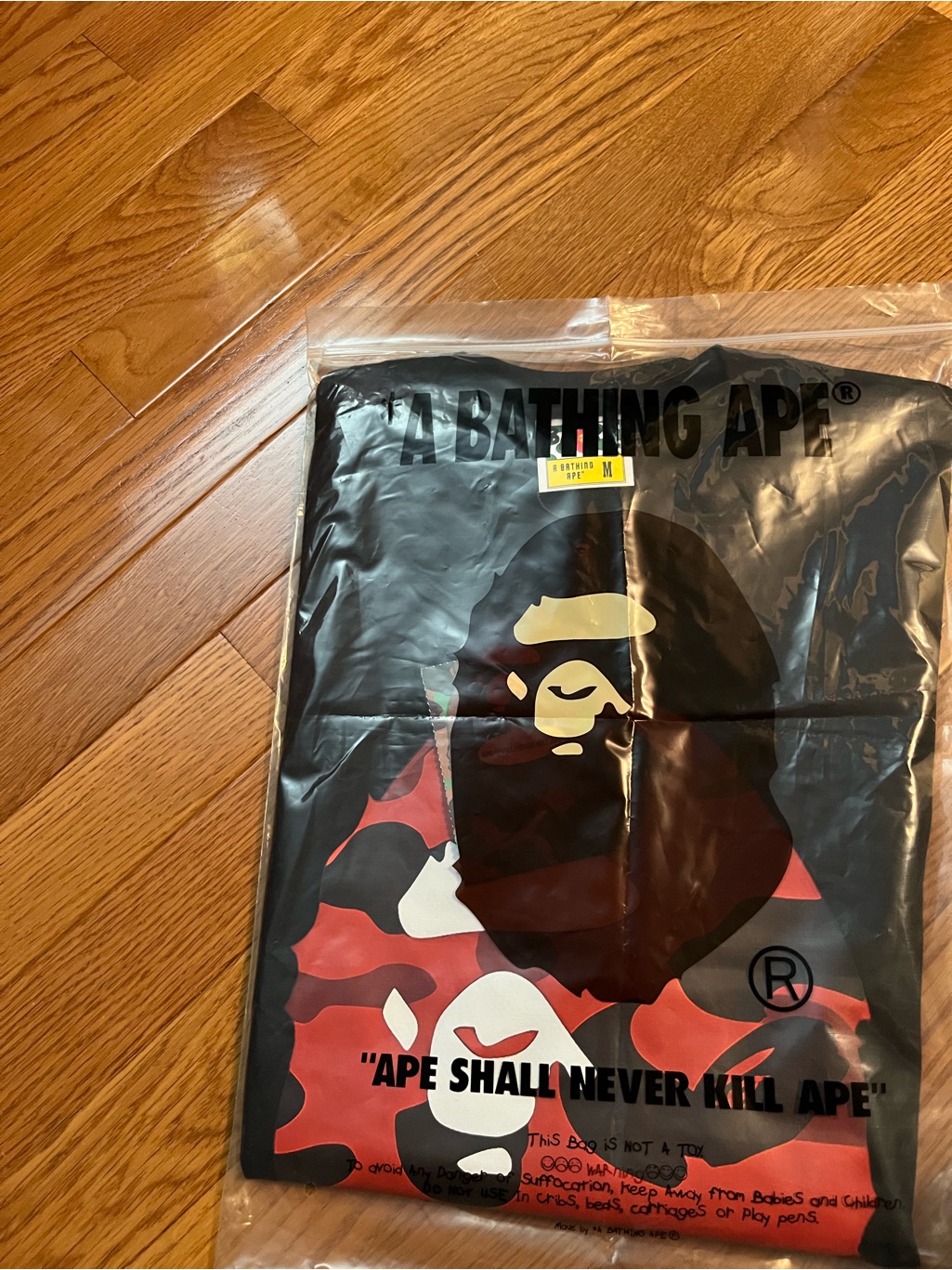 Red Camo Bape Shirt